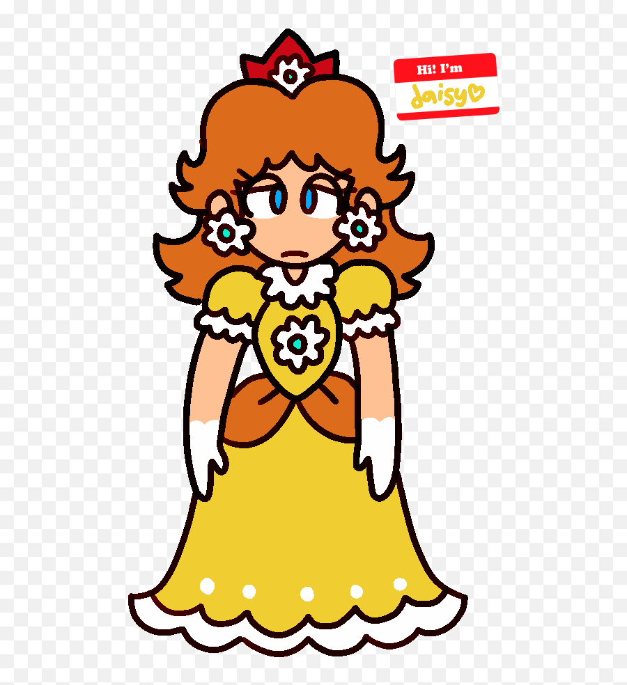 Feel Daisy Clipart - Daisy Cartoon Mario Emoji,Daisy Clipart