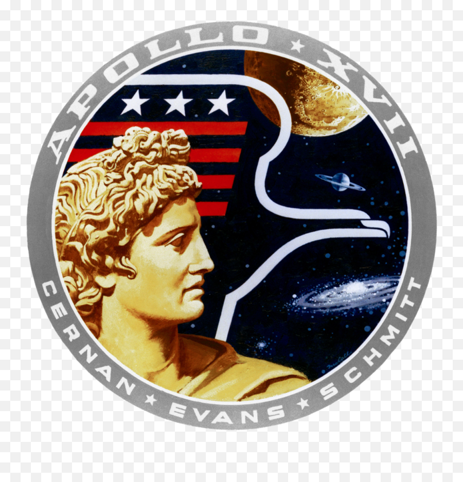 Apollo 17 - Apollo 17 Mission Patch Emoji,Apollo 11 Logo