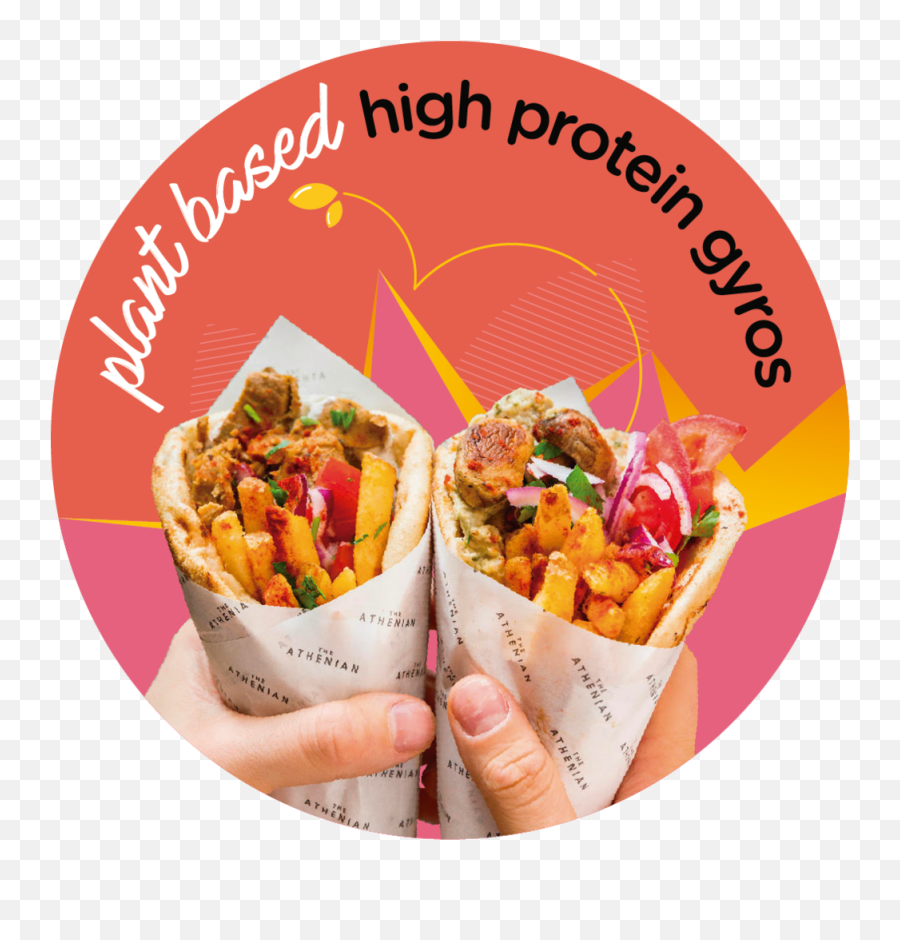 Eating Png - Plant Based Gyros Fast Food 4398400 Vippng Athenian Tooting Emoji,Eating Png