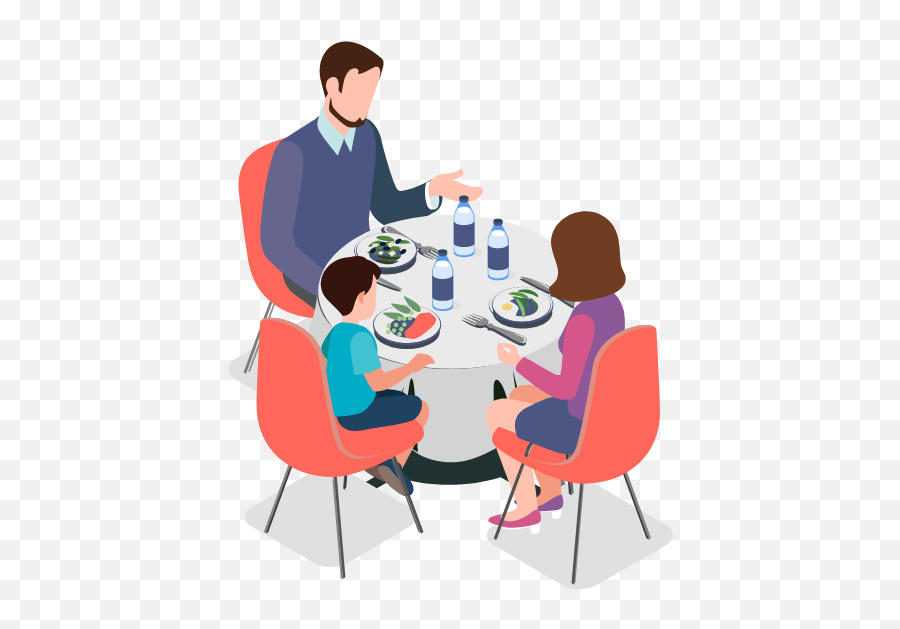How We Work - Feeding Southwest Virginia Emoji,People Sitting At Table Png