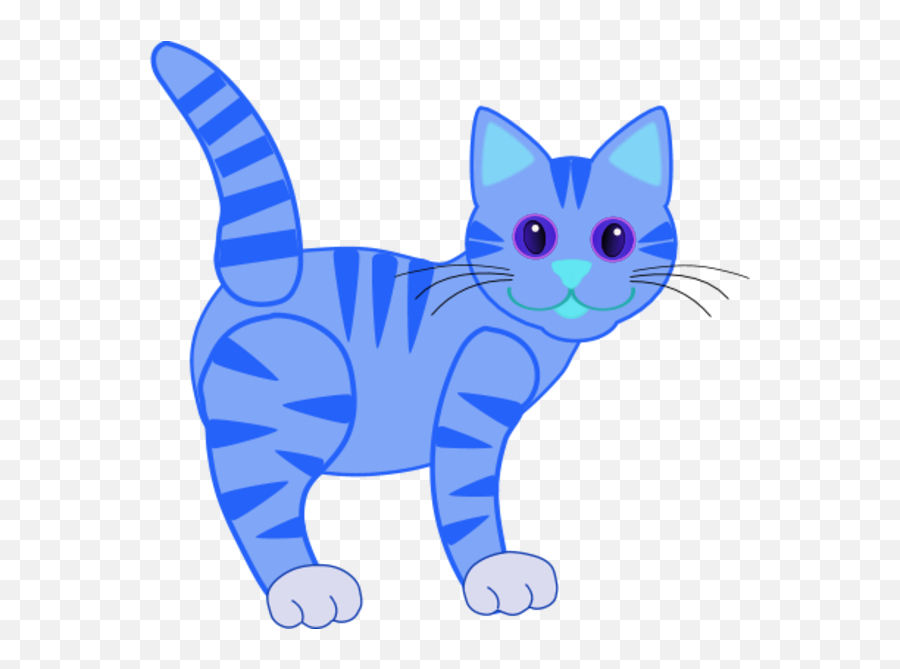 Free Blue Cat Cliparts Download Free Clip Art Free Clip - Blue Cat Clipart Emoji,Pete The Cat Clipart