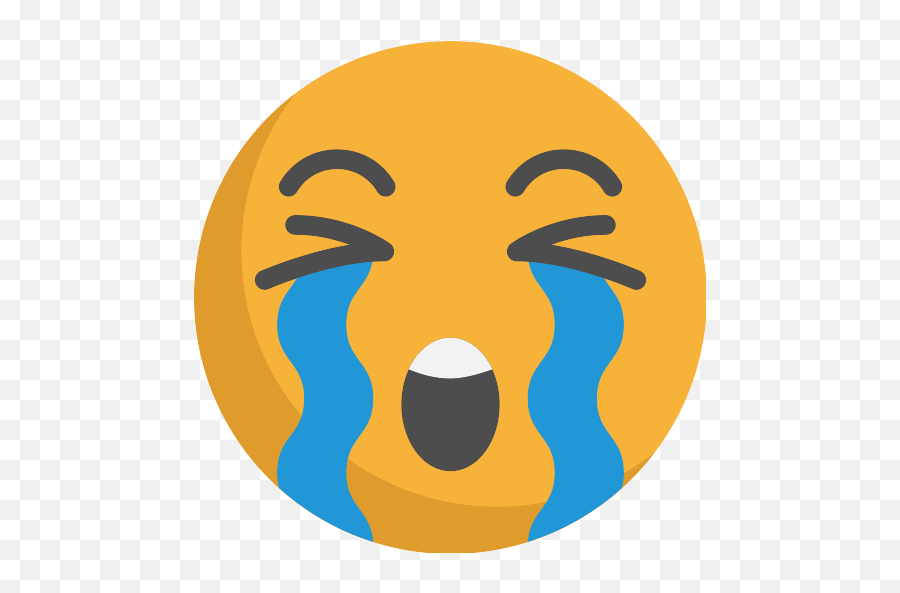 Crying Emoji Vector Svg Icon - Cry Icon Vector,Crying Emoji Png