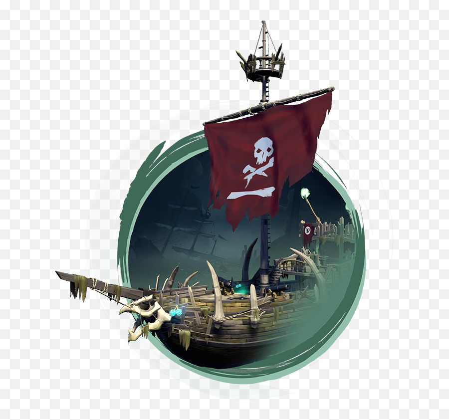 Sea Of Thieves - Sea Of Thieves Shrouded Spoils Sea Of Thieves Pirate Ship Png Emoji,Avenge The Fallen Png