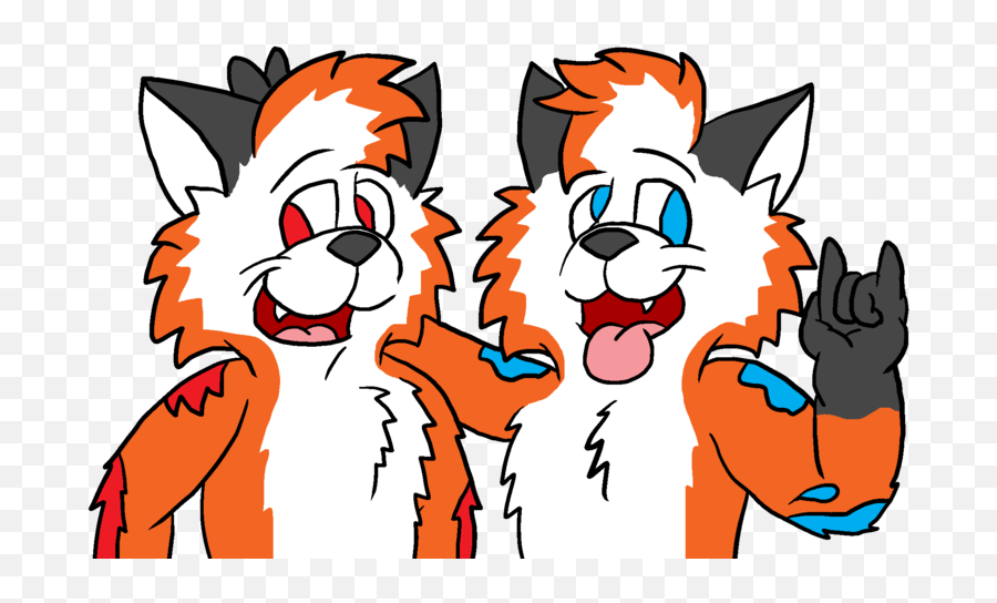 The Dynamite Twins And Friends - Furry Twins Emoji,Twins Clipart