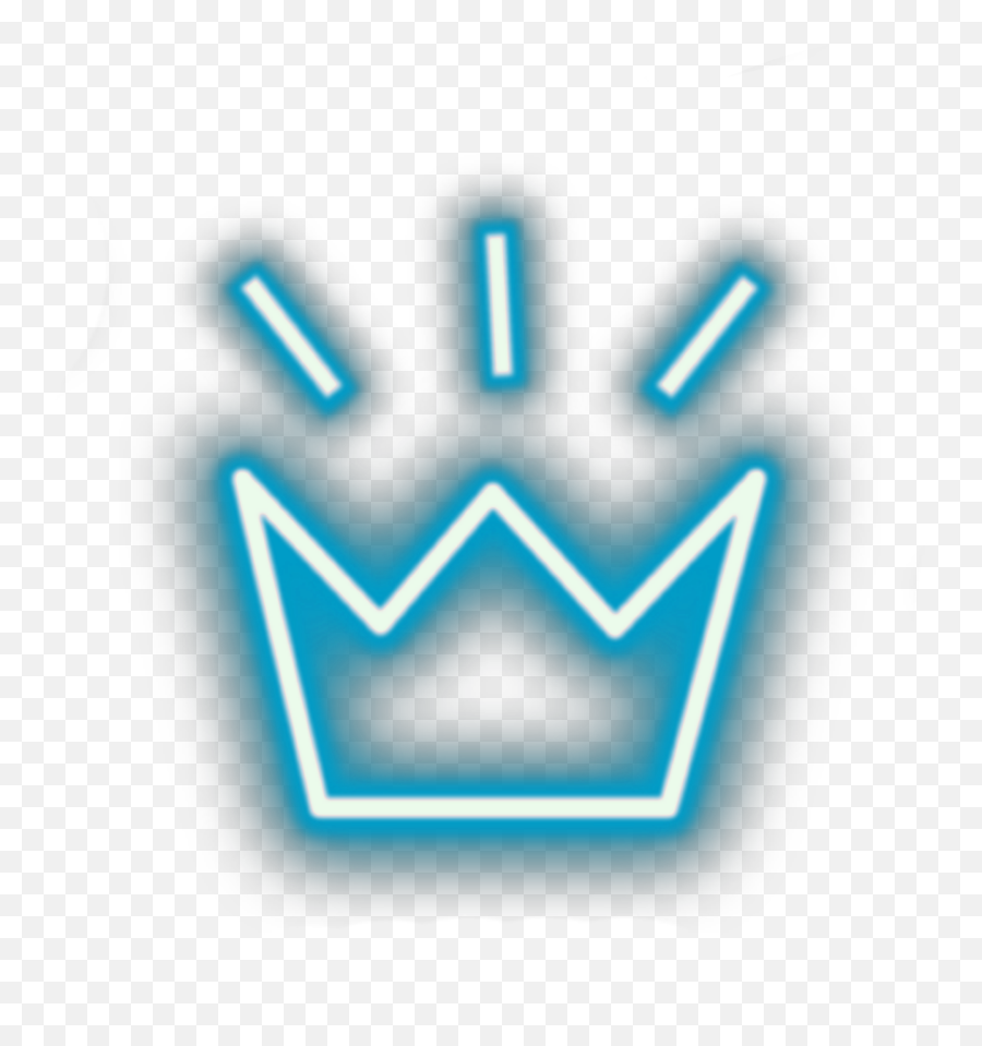 Freetoedit - Blue Neon Crown Png Emoji,Neon Sign Png