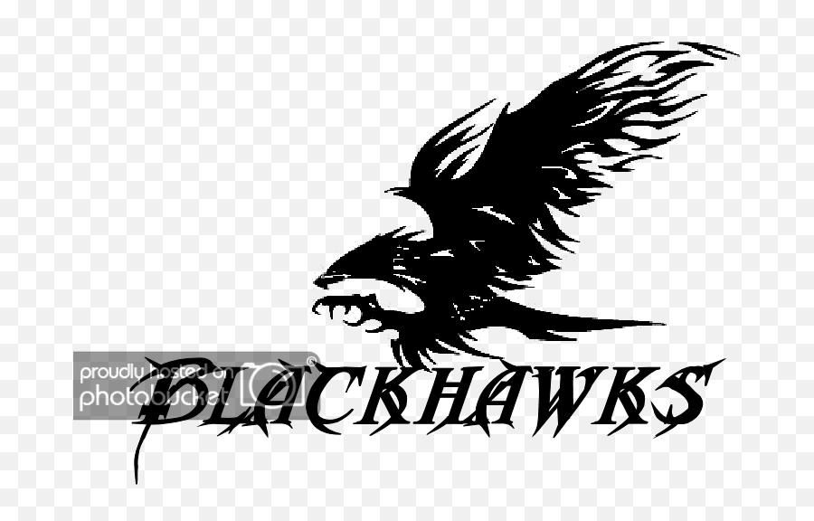 Blackhawks Png - Chicago Blackhawks Logo 1937 1955png Transparent Black Hawk Bird Emoji,Blackhawks Logo