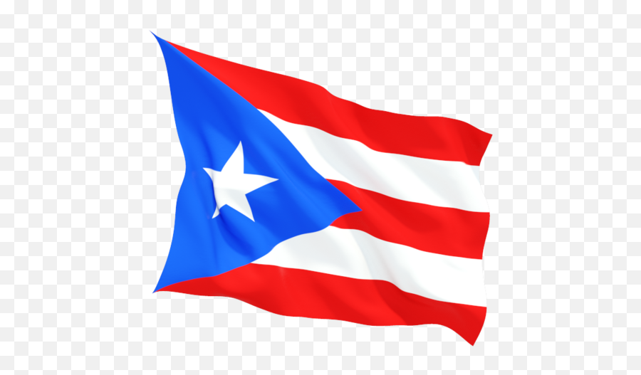 Fluttering Flag - Wavy Puerto Rico Flag Png Emoji,Puerto Rican Flag Png