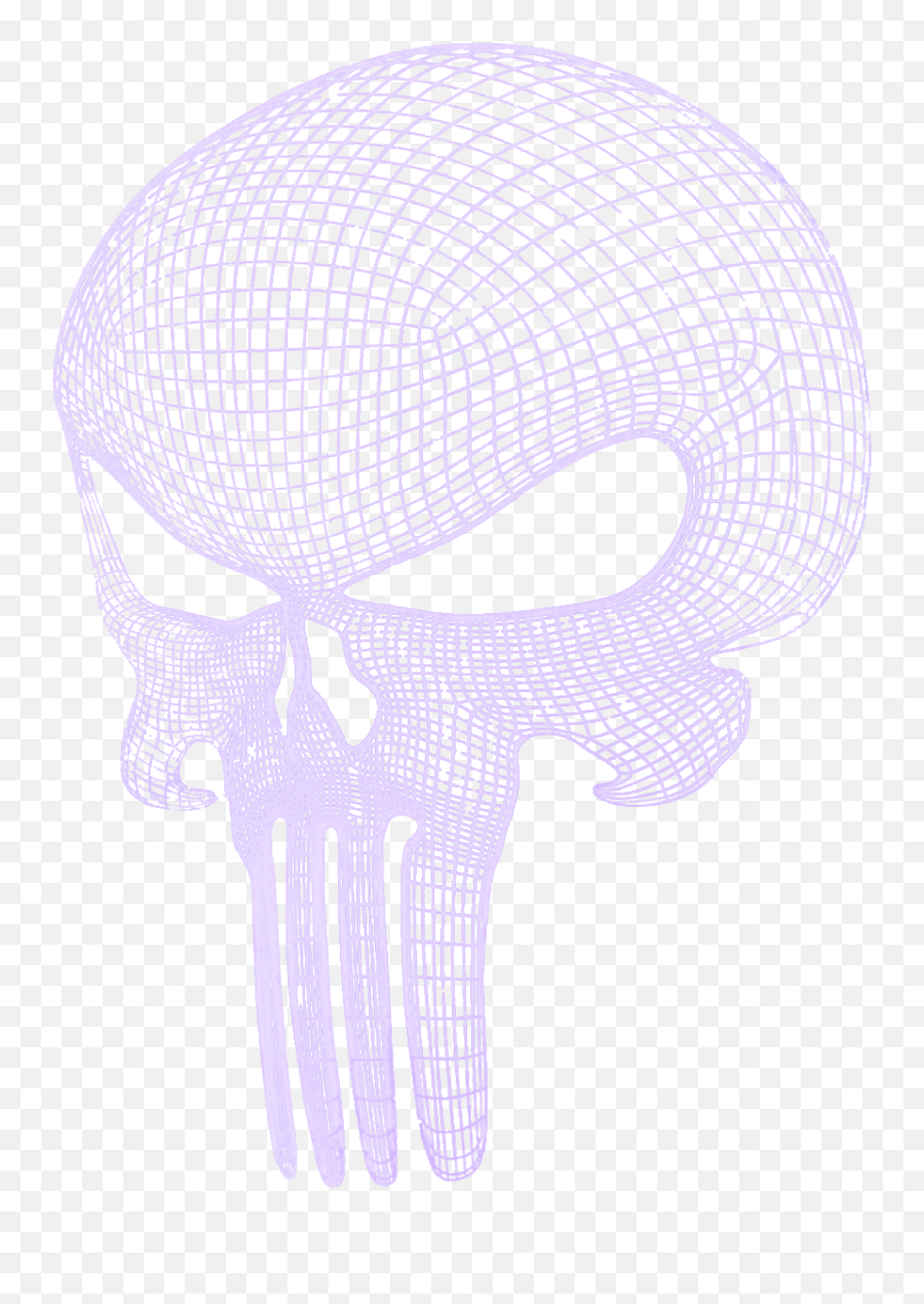 3d Punisher Skull Lamp - Punisher 3d Emoji,Punisher Logo Png