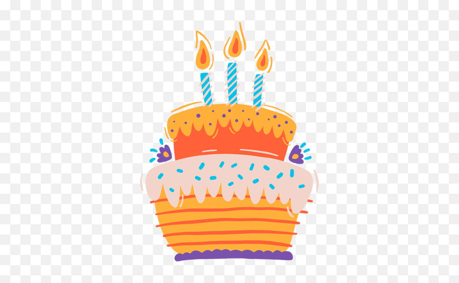 Birthday Cake - Bolo De Aniversário Png Emoji,Cake Transparent