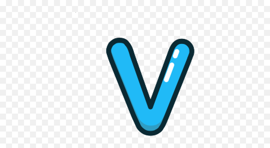 3052272 - Blueletterlowercasevpng Site Owner Blue Letter V Icon Emoji,V Clipart