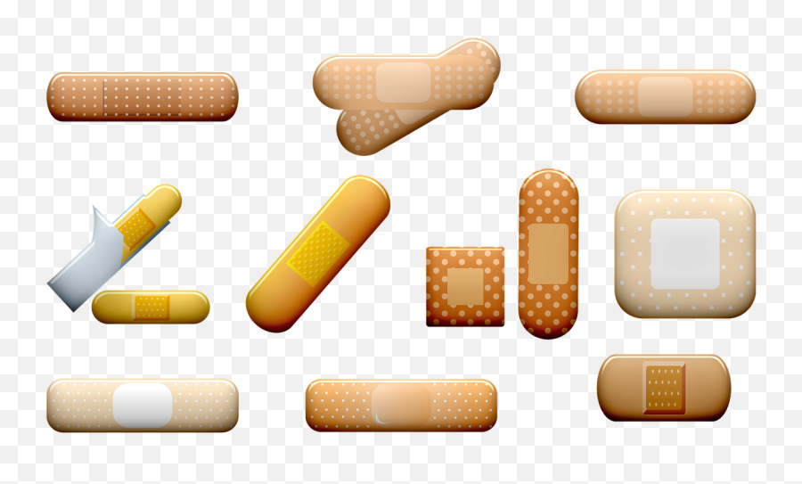 Bandage Band - Aid Injury Free Image On Pixabay Semisolid Dosage Form Plasters Emoji,Bandaid Png