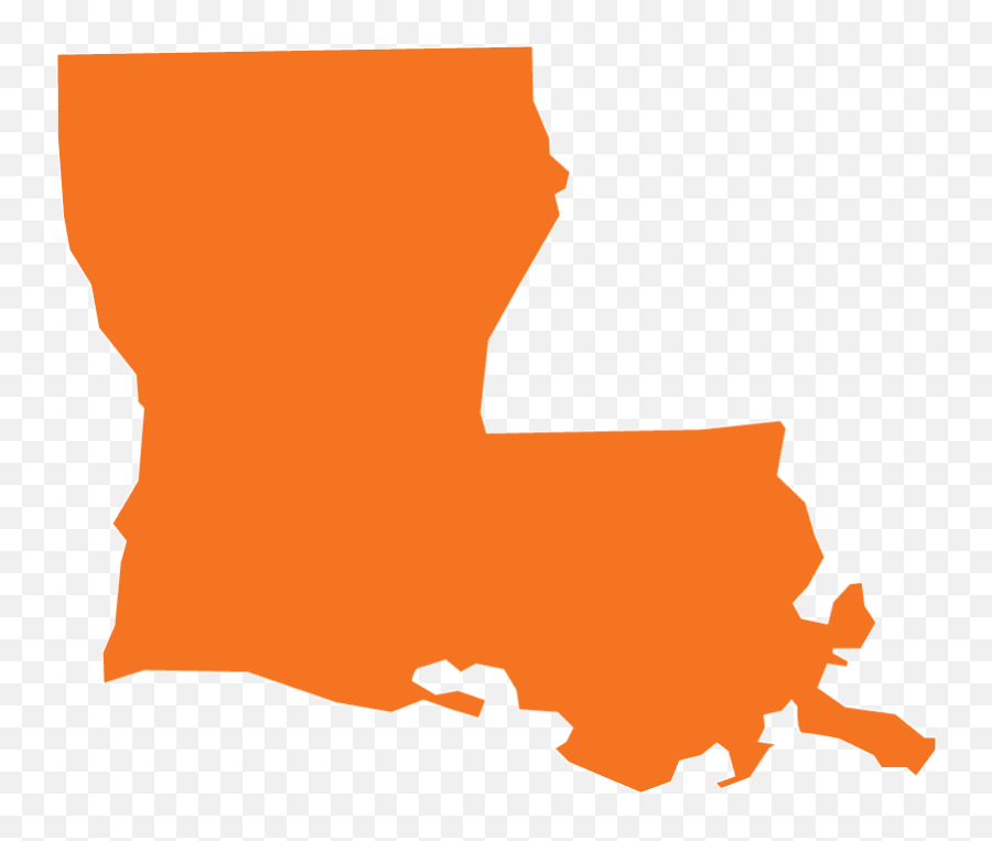 Louisiana Map Clip Art - Transparent Louisiana Clipart Emoji,Louisiana Clipart