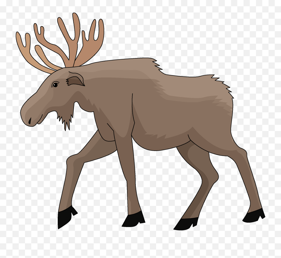 Moose Clipart - Moose Clipart Emoji,Moose Clipart
