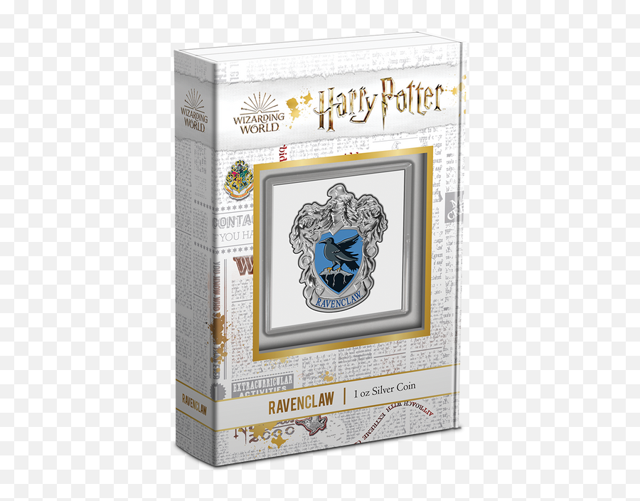 Harry Potter U2013 Hogwarts Crest 1oz Silver Coin New Emoji,Ravenclaw Clipart