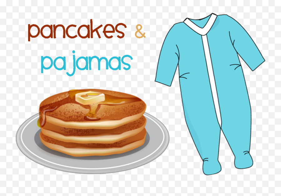 Pancakes And Pajamas Clipart - Pj And Pancake Day Emoji,Pajamas Clipart