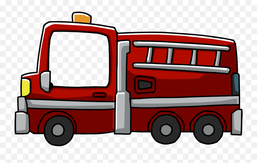 Download Fire Truck Clipart 3 B - Cartoon Fire Truck Transparent Background Emoji,Fire Truck Clipart