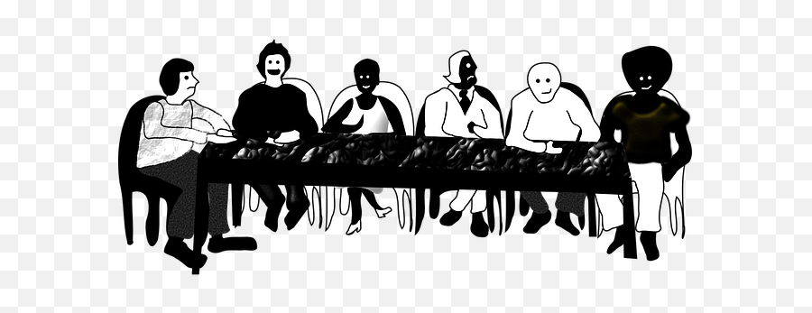 Free Photo Conference Group Meeting Comic Table Team People Emoji,People Sitting At Table Png