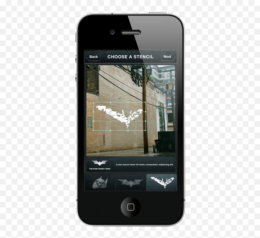 The Dark Knight Rises U2013 Social Photo App U2013 Stromcode Emoji,Batman Logo Stencil