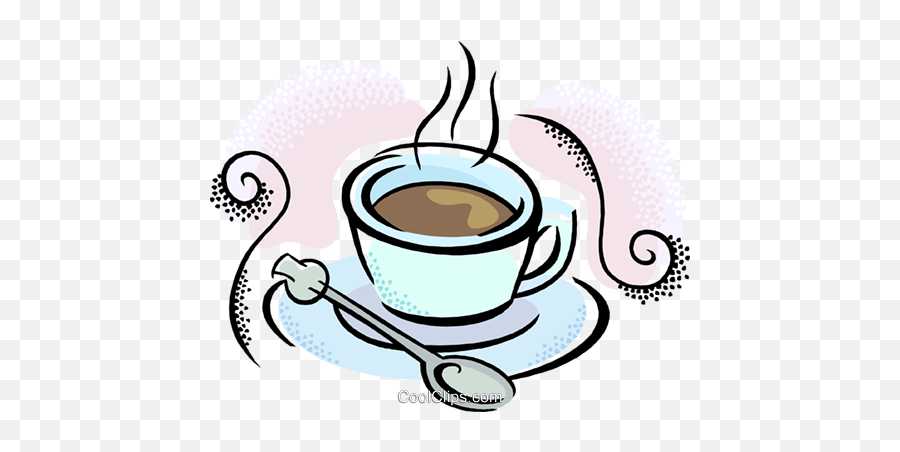 Cup Of Coffee With Spoon Royalty Free Vector Clip Art Emoji,Espresso Clipart