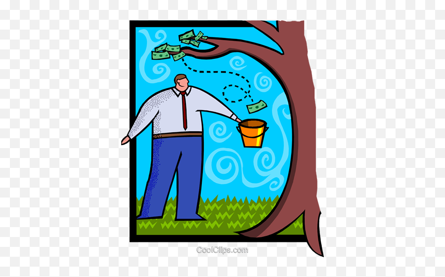 Business Money Doesnu0027t Grow On Trees Royalty Free Vector Emoji,Money Tree Clipart