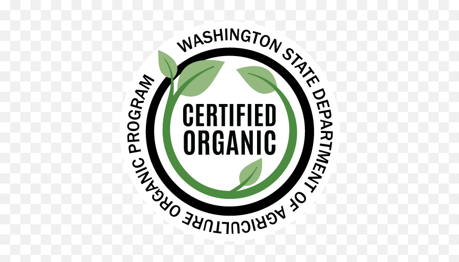 Organic Labels - Washington State Certified Organic Emoji,Organic Logo