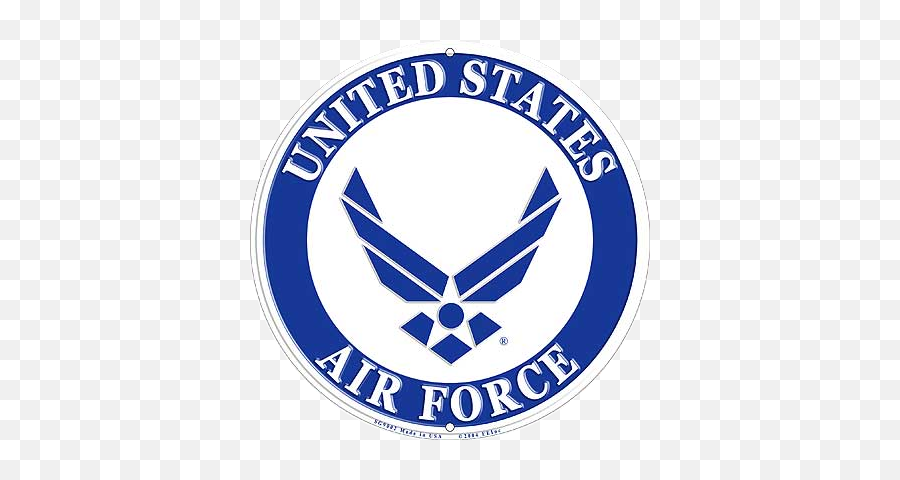 12 Us Air Force Seal Aluminum Sign - Air Force Symbol Emoji,Us Space Force Logo