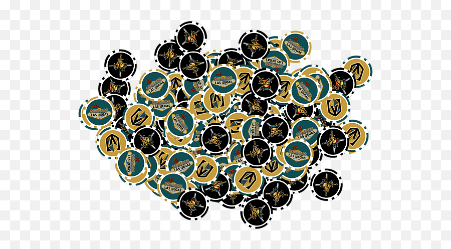 Vegas Golden Knights Poker Chips Illustration Womenu0027s Tank Top - Dot Emoji,Vegas Golden Knights Logo