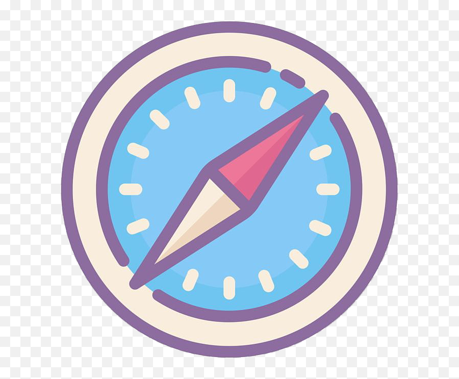 Neon Safari Logo Blue - Safari App Icon Cute Emoji,Pink Safari Logo