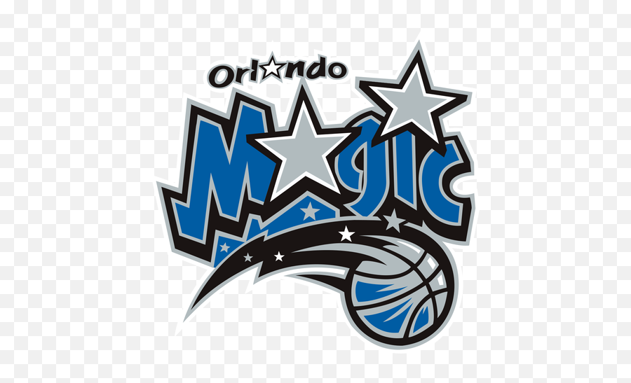 Magic Miami Text Orlando Heat Emblem Nba Nba Logo Orlando - Orlando Magic Logo Emoji,Nba Logo