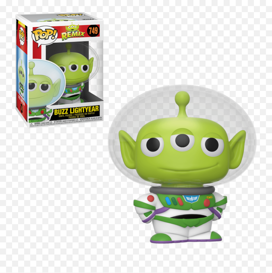 Disney Pixar Alien Remix Toy Story Buzz - Remix Alien Funko Pops Emoji,Buzz Lightyear Logo