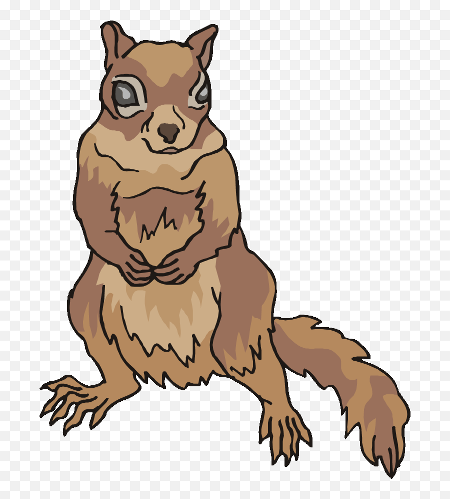 Free Squirrel Clipart 5 - Fox Squirrel Emoji,Squirrel Clipart