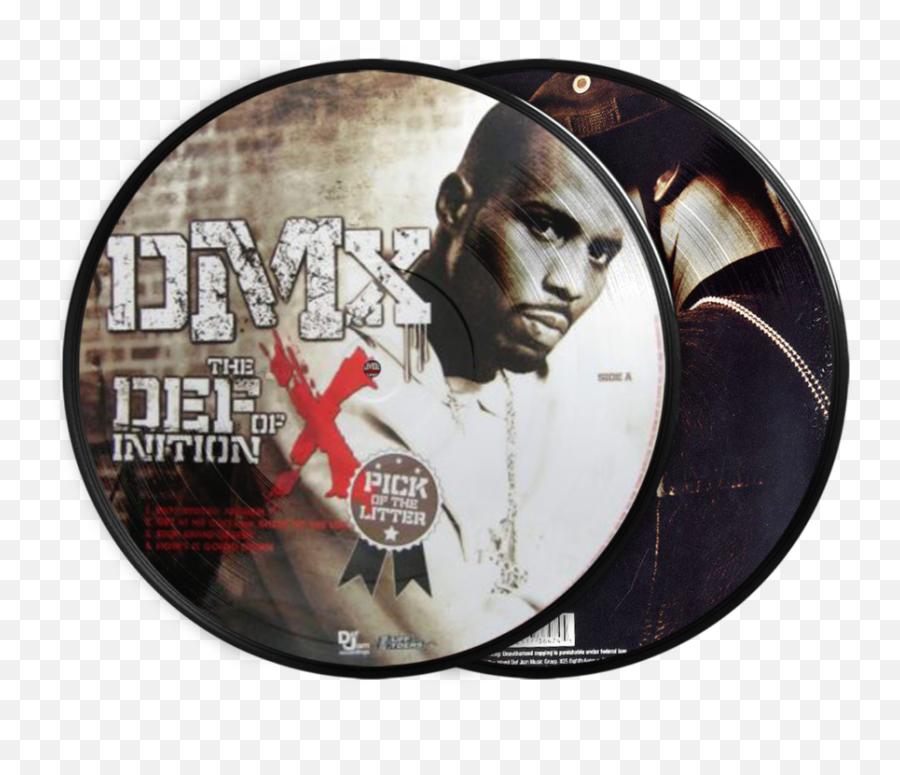 Dmx The Definition Of X Pick Of The Litter 2lp Picture Disc - The Definition Of The Pick Of The Litter Emoji,Ruff Ryders Logo