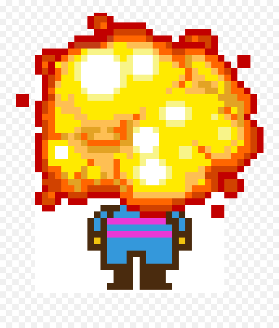Frisk Explode - Funny Undertale Gif Animated Clipart Full Pixel Art Explosion Gif Transparent Emoji,Animated Clipart