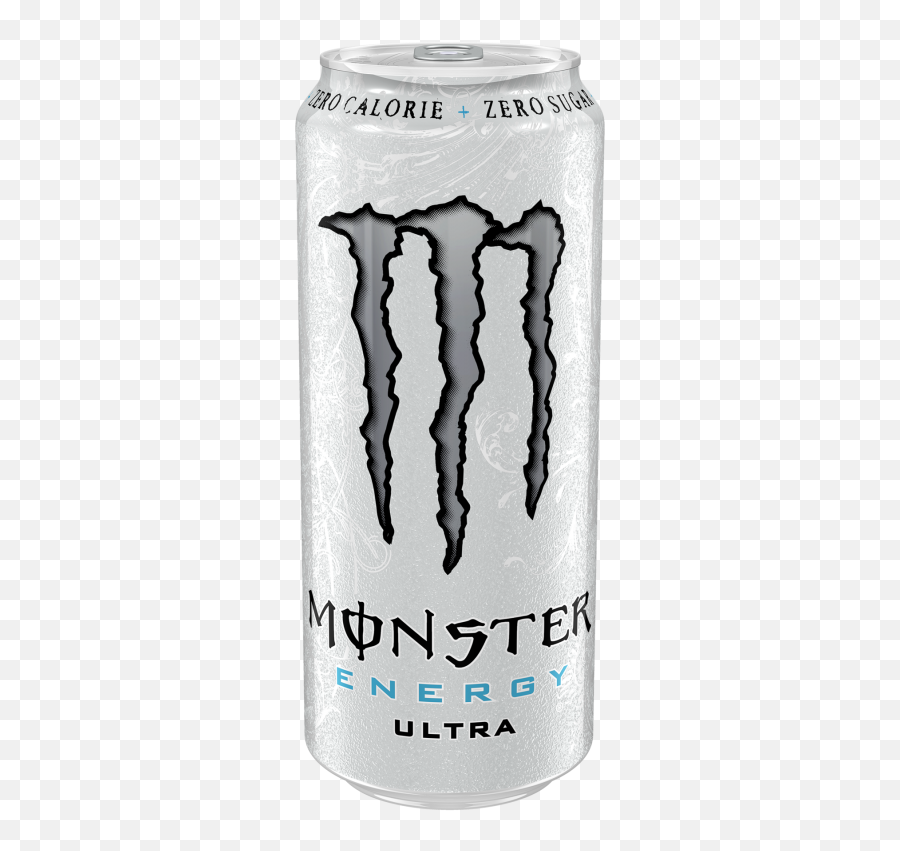 Monster Zero Ultra Flavors Zero - Sugar Energy Drinks Monster Energy White Emoji,Monster Energy Logo