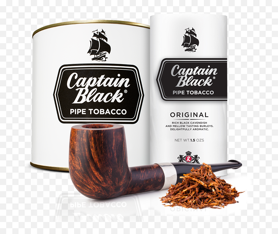 Where To Buy Captain Black Pipe Tobacco - Captain Black Pipe Tobacco 12 Oz Can Emoji,Pipe Png