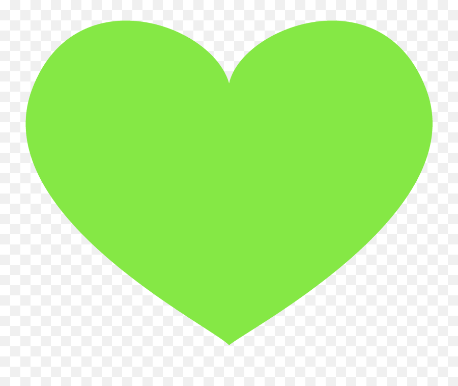 Green Heart Emoji Clipart Free Download Transparent Png - Green Heart Clipart,Heart Emojis Png