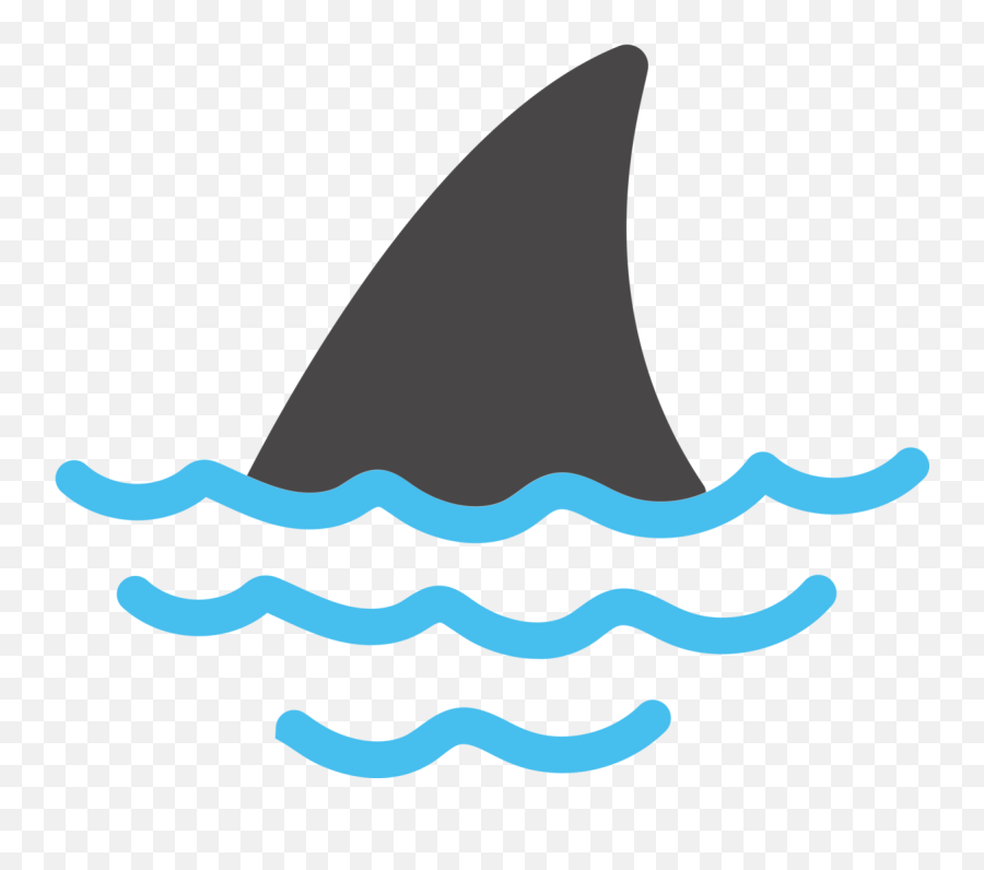 Shark Fin Clipart Png Transparent Png - Transparent Background Shark Fin Clip Art Emoji,Shark Fin Clipart