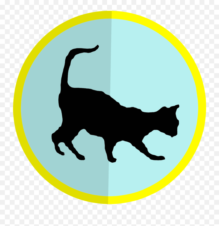 Cat Shadow Clipart - Cat Emoji,Zoo Clipart