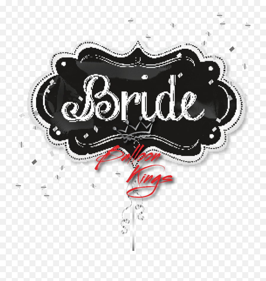 Bride Marquee - Bride Chalkboard Supershape Balloon 27 Marquee Shape Emoji,Marquee Png