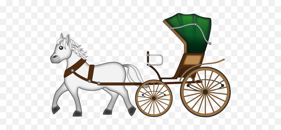 Horse And Carriage Emoji Transparent - Royal Enfield Alloy Wheels Price,Horse And Carriage Clipart