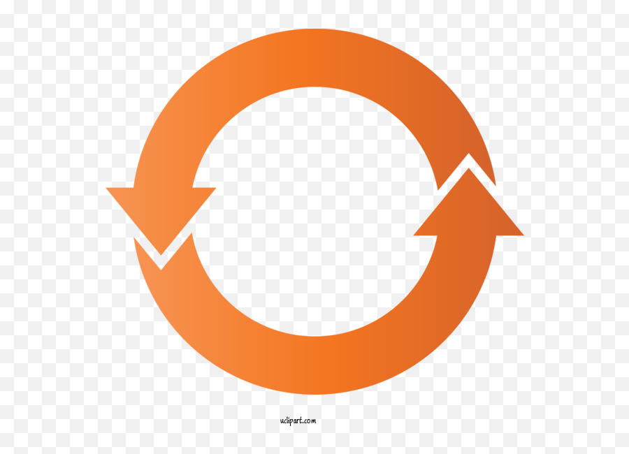 Arrow Orange Line Circle For Circle Arrow - Circle Arrow Emoji,Orange Arrow Png