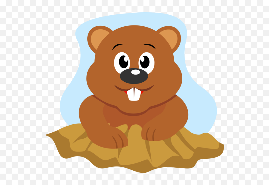 Groundhog Day Cartoon Brown Bear Animal Figure For Groundhog Emoji,Groundhogs Day Clipart