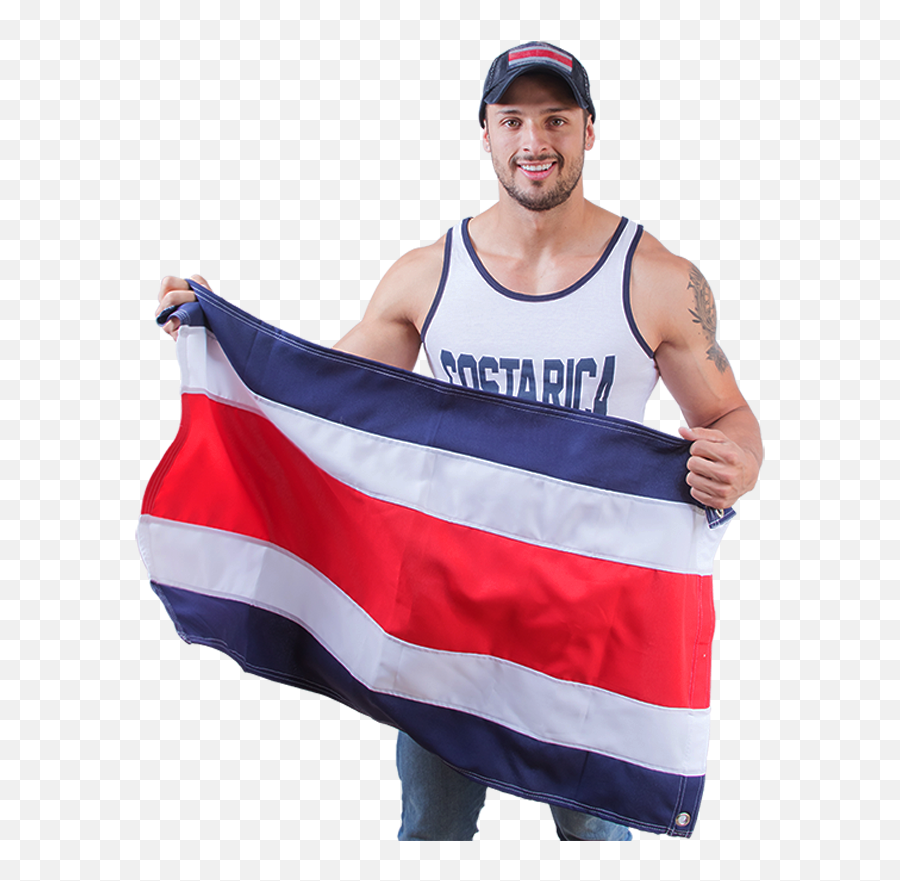 Download Hd Bandera De Costa Rica - Flag Transparent Png Emoji,Costa Rica Flag Png