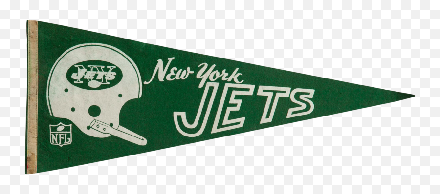 Vintage New York Jets Felt Flag Pennant Emoji,New Jets Logo