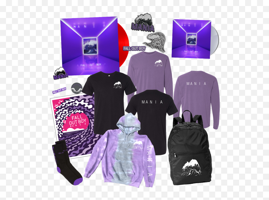 Fall Out Boy Mania Merch Png Download - Hoodie Fall Out Boy Mania Emoji,Fall Out Boy Logo