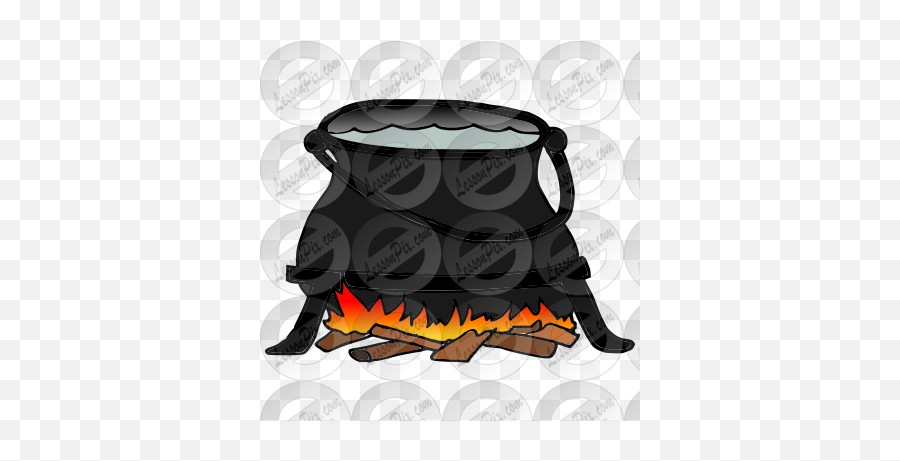 Cauldron Picture For Classroom - Flame Emoji,Cauldron Clipart