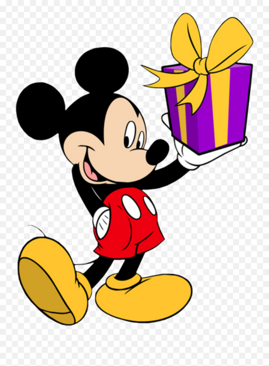 Happy Birthday Card Mickey Mouse - Transparent Mickey Mouse Happy Birthday Emoji,Mickey Png