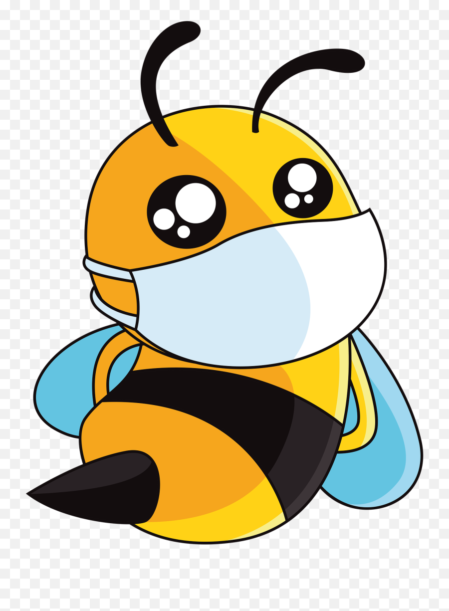 Bee Safe Clipart - Bee Safe Emoji,Safe Clipart