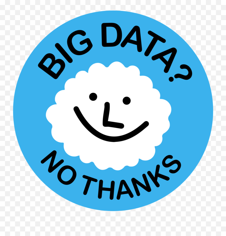 Big Data No Thanks Cloud - Transparent Background Big Data Graphic Design Emoji,Cloud Transparent Background