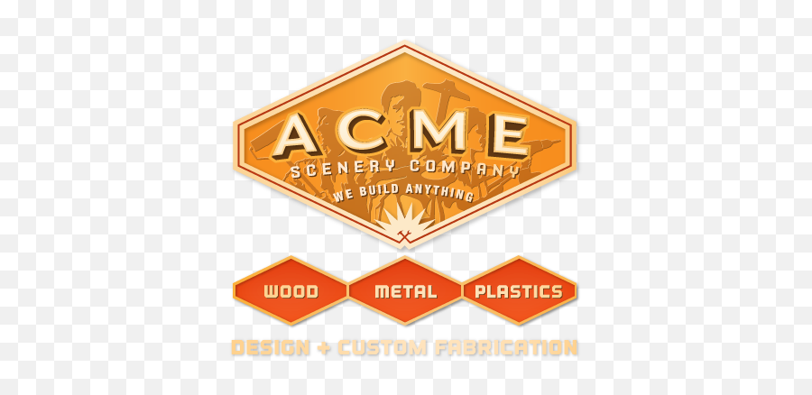 Set Design And Scenic Production Acme Scenery Company - Language Emoji,Acme Logo